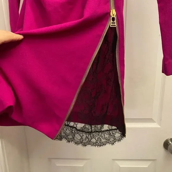 La Perla absolutely stunning fuchsia color mini dress, size 0